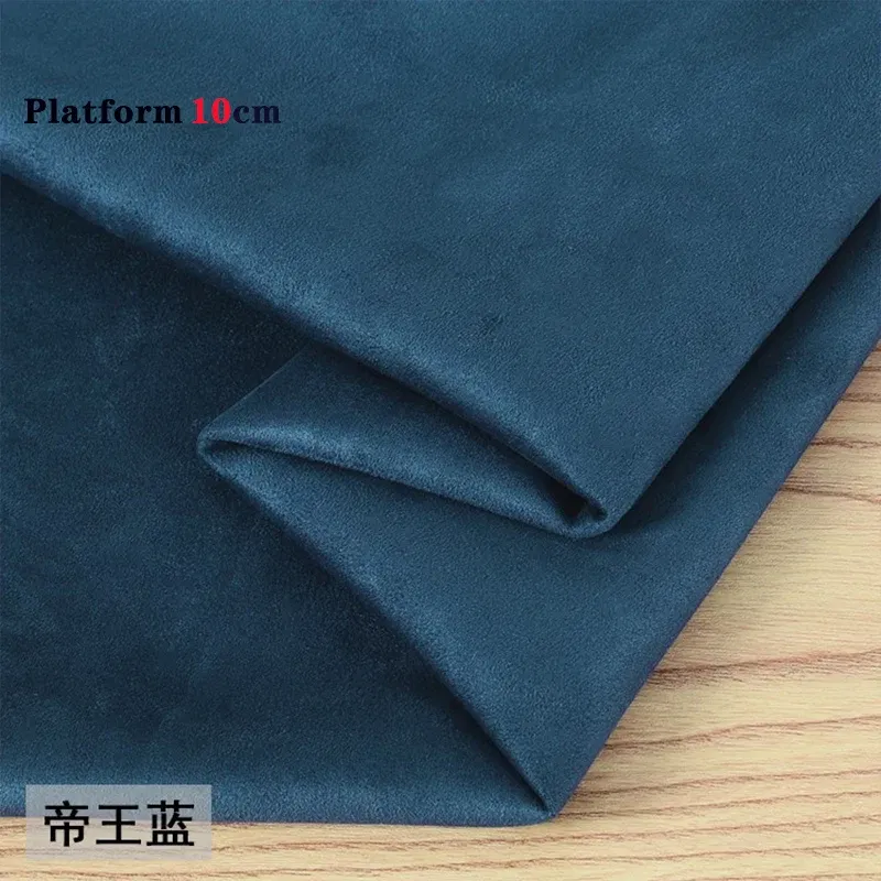 Color: Champagne, Size: XL - Suede Shoes Cover Steel Pole Dance Training Specific Protective Cover 10CM Platform Anti Slip Wear-resistant Boots Protective