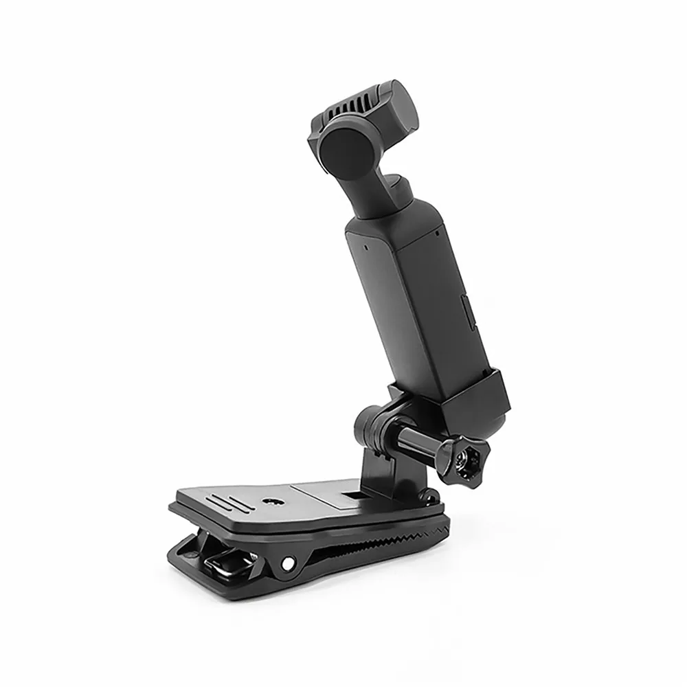 Premium Backpack Clip 360?° Rotatable Expansion Fixed Base Mounting Brackets for OSMO Pocket 2 Gmbal Camera Accessories