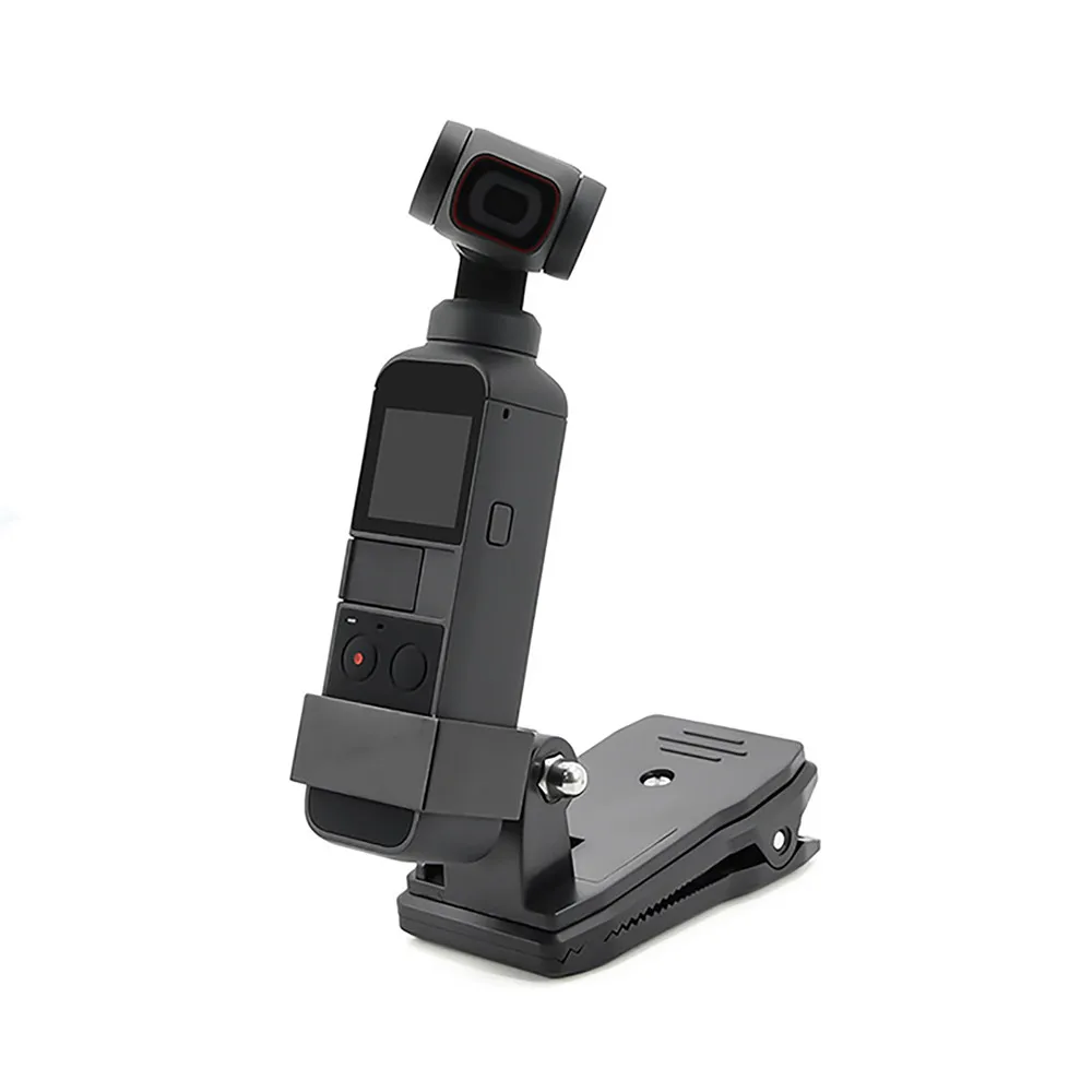 Premium Backpack Clip 360?° Rotatable Expansion Fixed Base Mounting Brackets for OSMO Pocket 2 Gmbal Camera Accessories