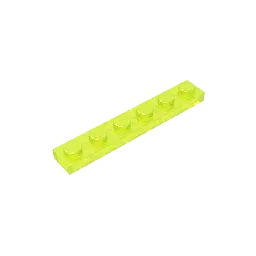 Color: Dark Tan - Gobricks GDS-505 Plate 1 x 6 compatible with lego 3666 pieces of children's DIY building block Particles Plate DIY