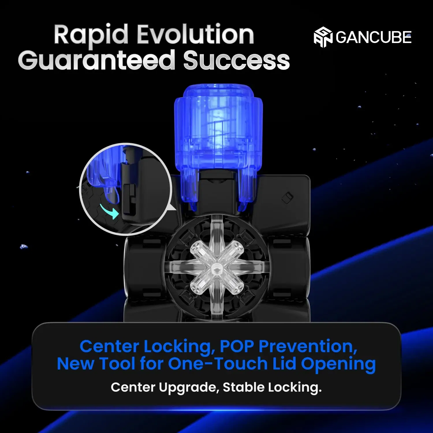 Color: Red - GAN14 Maglev Pro 3?—3 Magnetic Magic Cube UV GAN 14 Professional 3x3x3 Speed Puzzle Children's Toys 3?—3?—3 Speedcube Magico Cubo