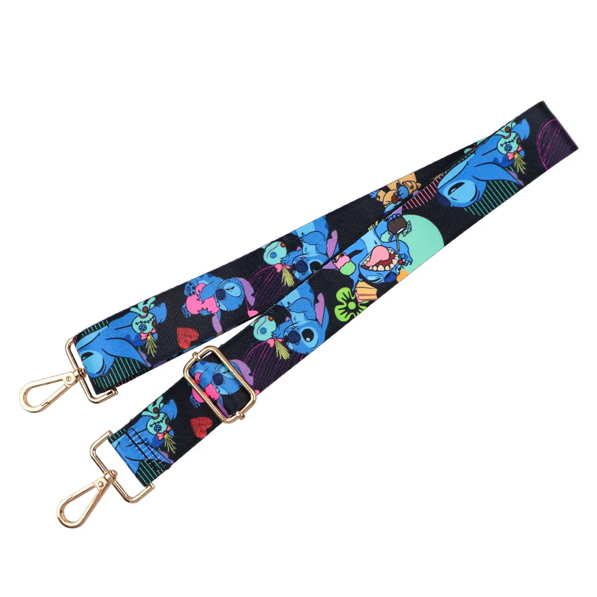 Color: Orange - Cute Cat StitchLadies Messenger Bag Shoulder Strap Bag Strap One Shoulder Adjustable Shoulder Strap Accessories Bag Strap