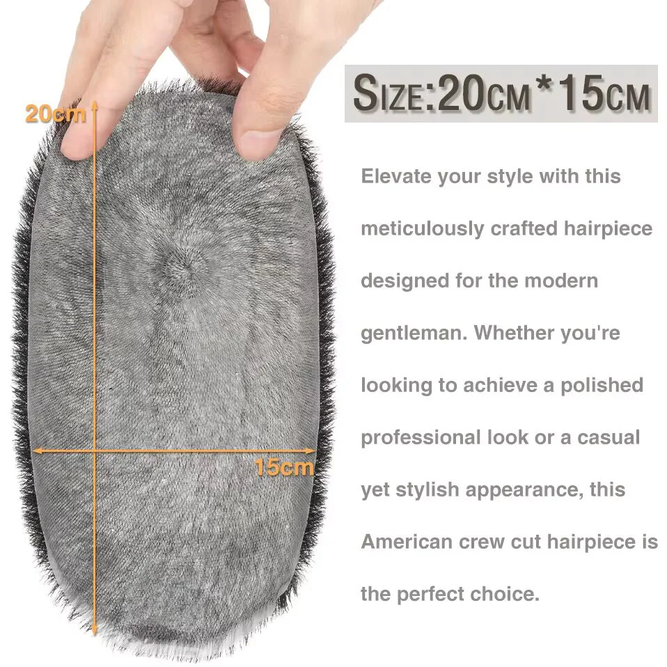 Toupee Color: 30R#, Toupee Design: free - Men's Short Hair Wig Piece with PU Around Hair Men's Wig Replacement System Prosthetic Hair Wig Male Pieces For Men Baldness