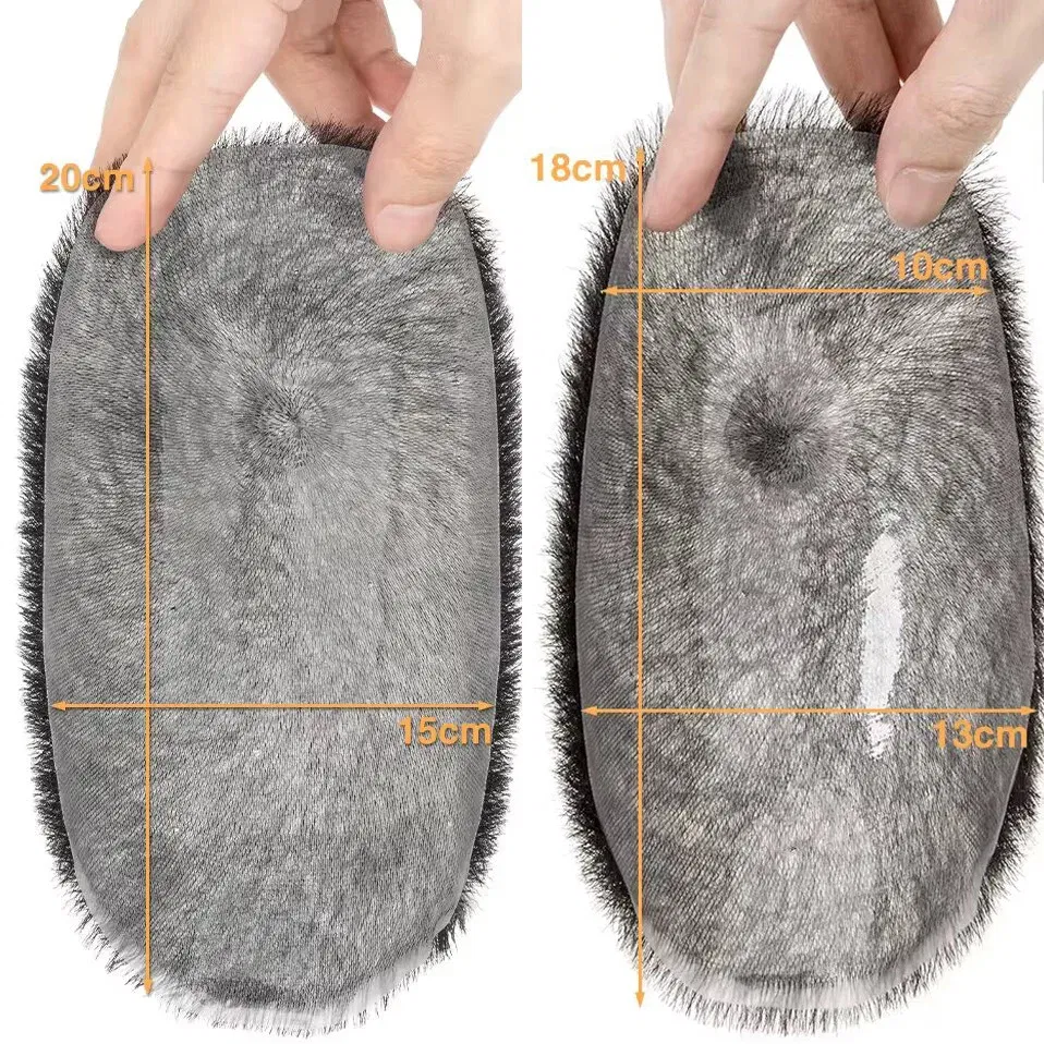 Toupee Color: 30R#, Toupee Design: free - Men's Short Hair Wig Piece with PU Around Hair Men's Wig Replacement System Prosthetic Hair Wig Male Pieces For Men Baldness