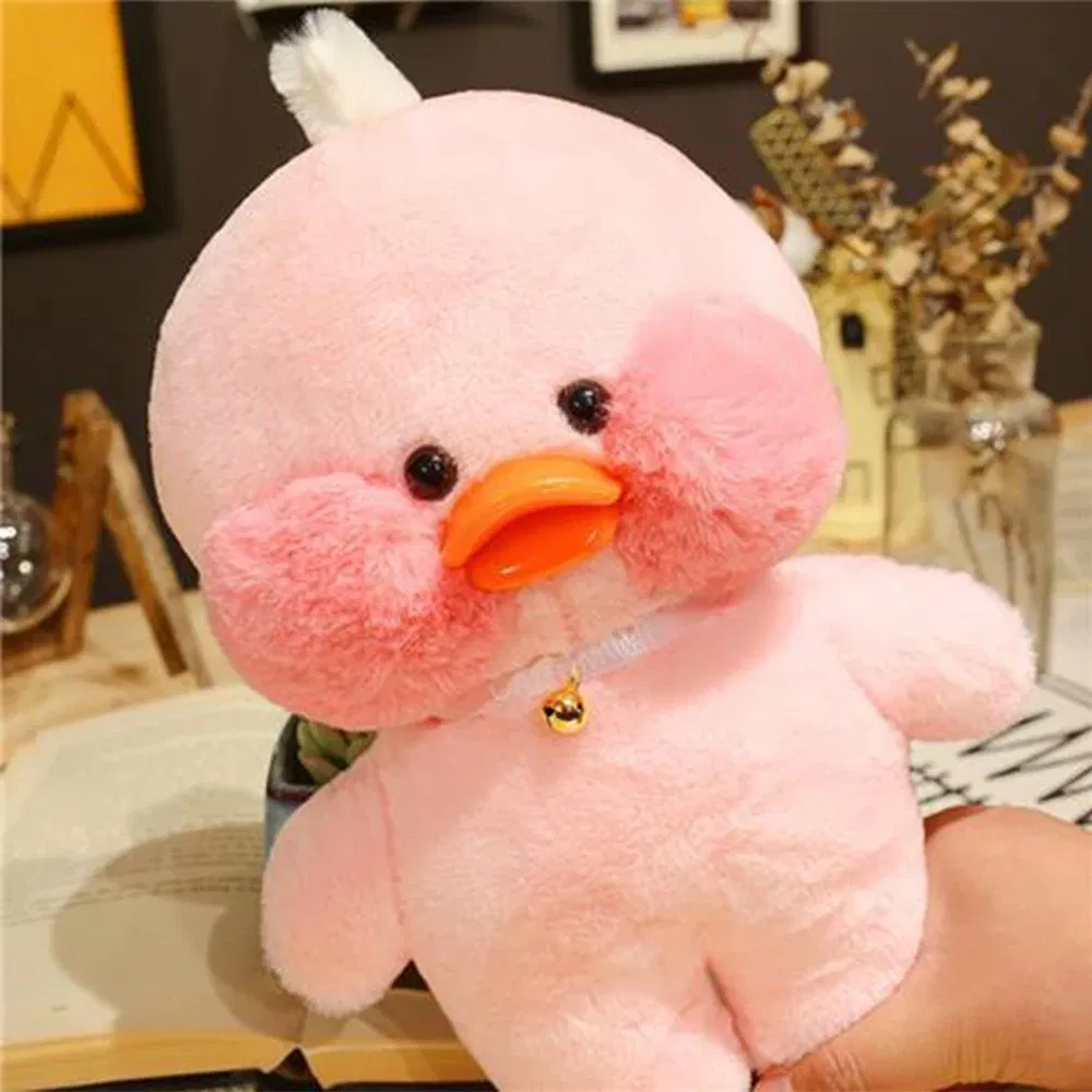 Color: green, Height: 11cm-30cm - 30cm Kawaii Lalafanfan Duck Plush Toy Cartoon Lalafanfan Duck Doll Soft Stuffed Animal Plushie Birthday Gifts For Girl Children