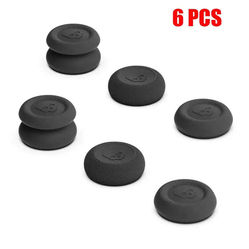 Color: LIGHT BLUE - 6Pcs Thumb Grip Joystick Cap for Steam Deck OLED ROG Ally X Silicone Non-Slip Thumbstick Cover Caps Game Accessories