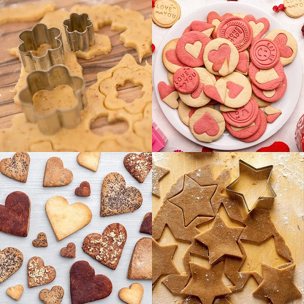 Color: light yellow - Stainless Steel Polymer Pottery Clay Cutter Tool DIY Ceramic Craft Cutting Mold for Earring Jewelry Pendant Making