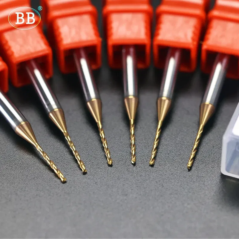 Hole Diameter: 8.9mm - BB 2.03-3.75mm Micro Drill Mini Coated Solid Carbide Bit Metal Iron Steel Hole Drilling 3xD Cutting Length D=4mm CNC Tool 1pcs