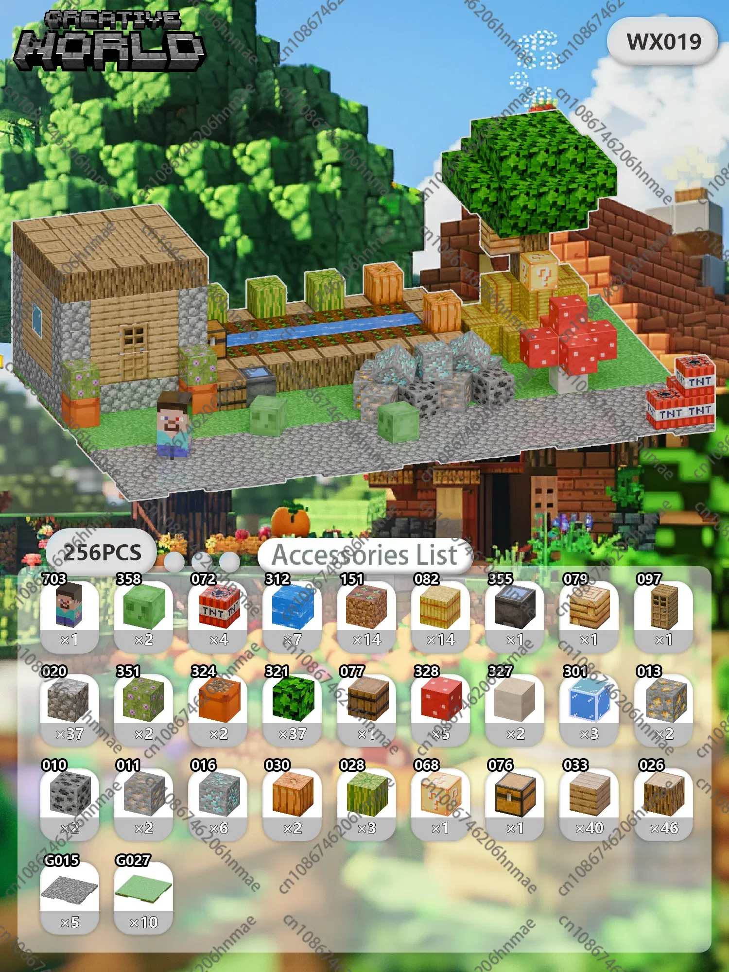 Color: Apricot - Magnetic Building Blocks Mine World Magnet Cube Set for Boy Girl Kid Age 3+ DIY Pixel style Model Base plate STEM Toy Baseplate