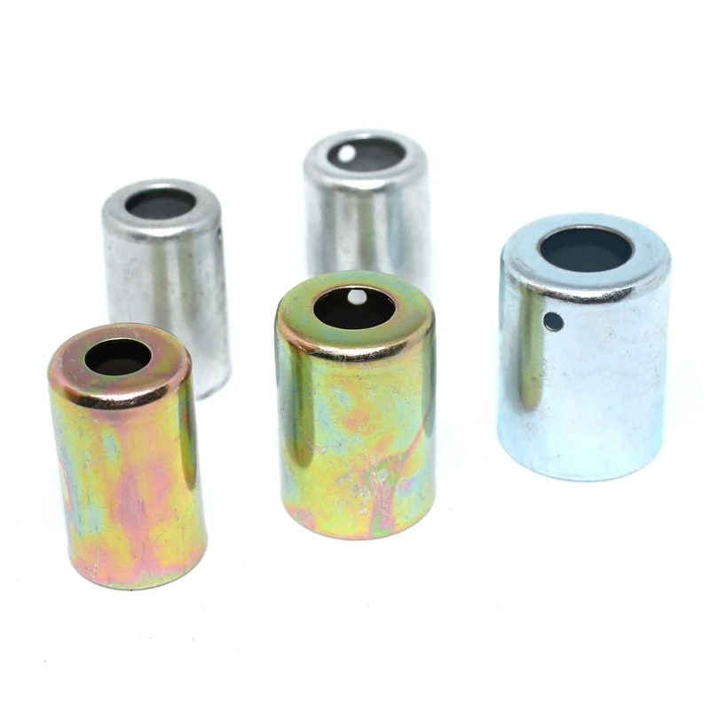 Color Name: Silver - Air conditioning joint cover,fitting cover R12 5/16 3/8 1/2 5/8 iron cover.Air conditioning hose connector cover