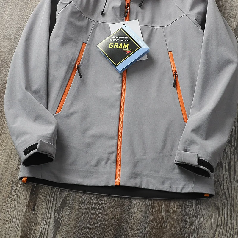 ARC Outdoor Horseback Riding Mountain Climbing Fishing Travel Birds Waterproof and Windproof Camping Men Soft Shell Down Jacket