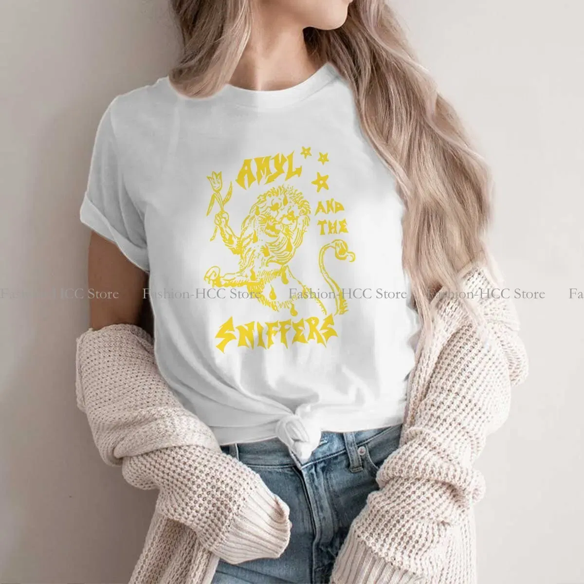 Color: WHITE, Size: XL - Classic Unique Polyester TShirt Lion Comfortable Creative Graphic  T Shirt Stuff
