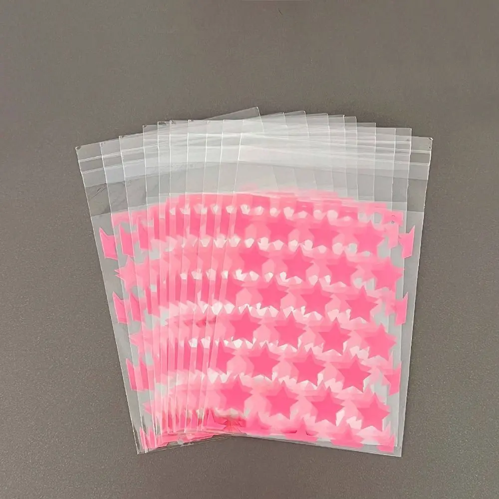 Color: MINT GREEN, Gift Box Size: 5x5x5cm - 50 PCS 10x8cm Gift Packaging Bags Waterproof Idol Card Peripheral Storage Gift Pouch Creative Star Jewelry Self-adhesive Bag