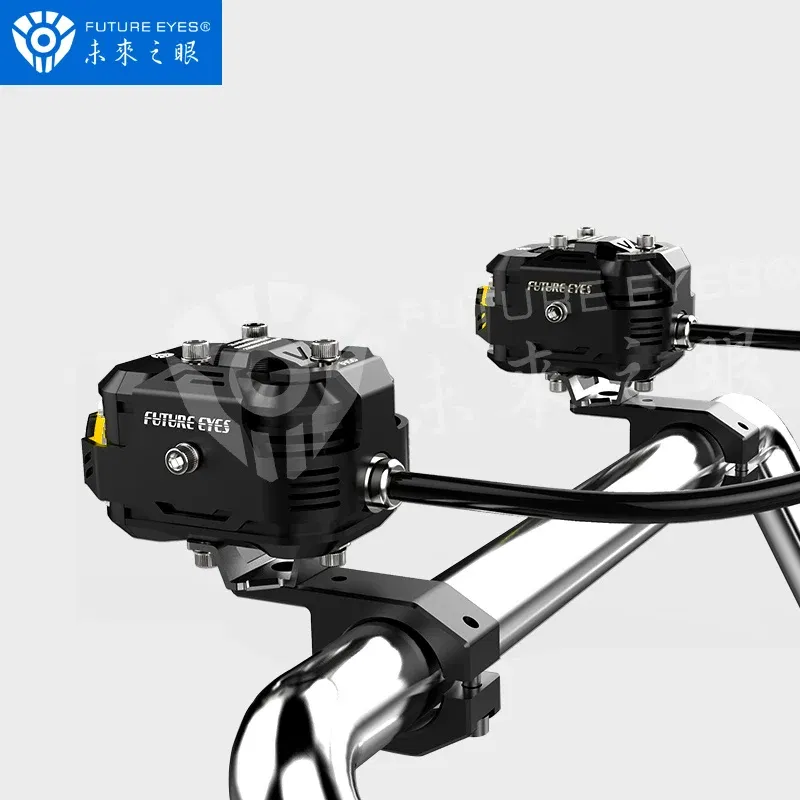 Color: Lavender, Ships From: CHINA - Future Eyes F150 Motorcycle Led Spotlight 6000 LM Electric Vehicle Auxiliary Road Far And Near Light Tangent Light Flashing Lens