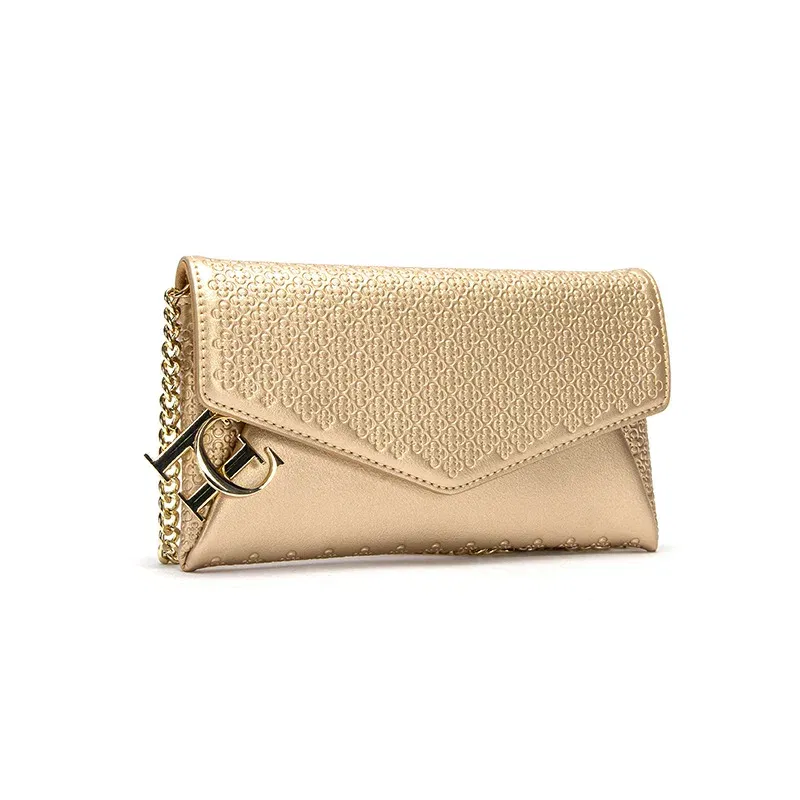 Color: Gold - Carolina Herrera Women's Travel Versatile Shoulder Bag Crossbody Bag Mobile Phone Lipstick Storage Bag with Chain Shoulder Bag