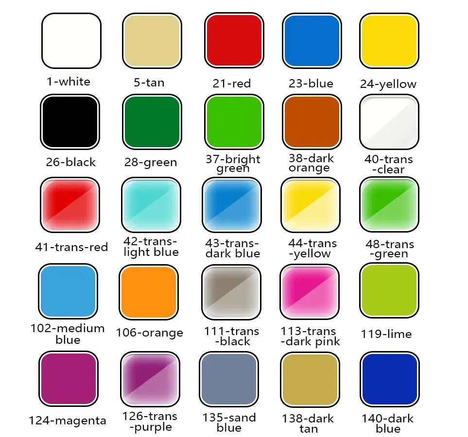 Color: army green - 10pcs MOC Brick Parts 73983 19954 2429 Hinge Plate 1 x 4 Swivel Compatible Building Block Particle DIY Assmble Kid Brain Toy