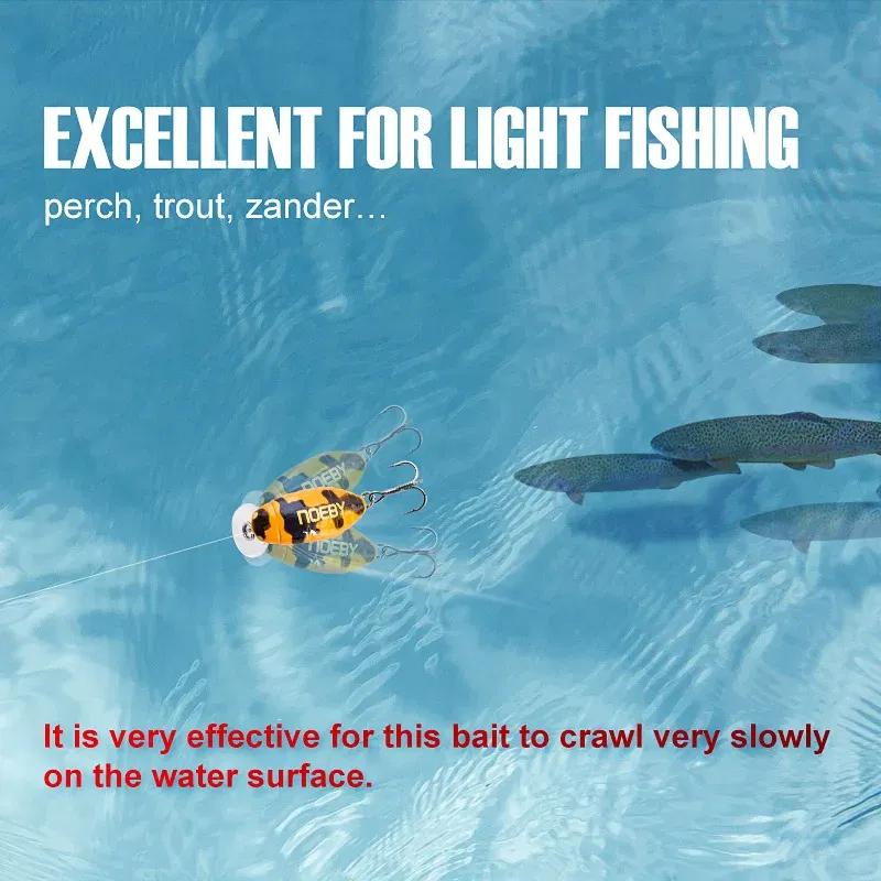 Color: Beige, Size: 80mm - Noeby Crankbaits 28mm 2g Mini Floating Minnow Fishing Lures Artificial Hard Baits Small Crank Wobblers for Trout Fishing Tackle