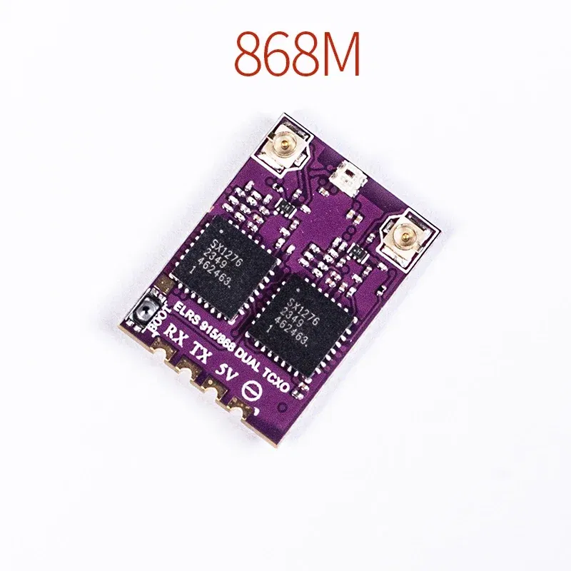 Color: WHITE - 5PCS ES900 DUAL RX ELRS Diversity Receiver 915MHz / 868MHz /750MHz  Built-in TCXO for RC Airplane FPV Long Range Drone