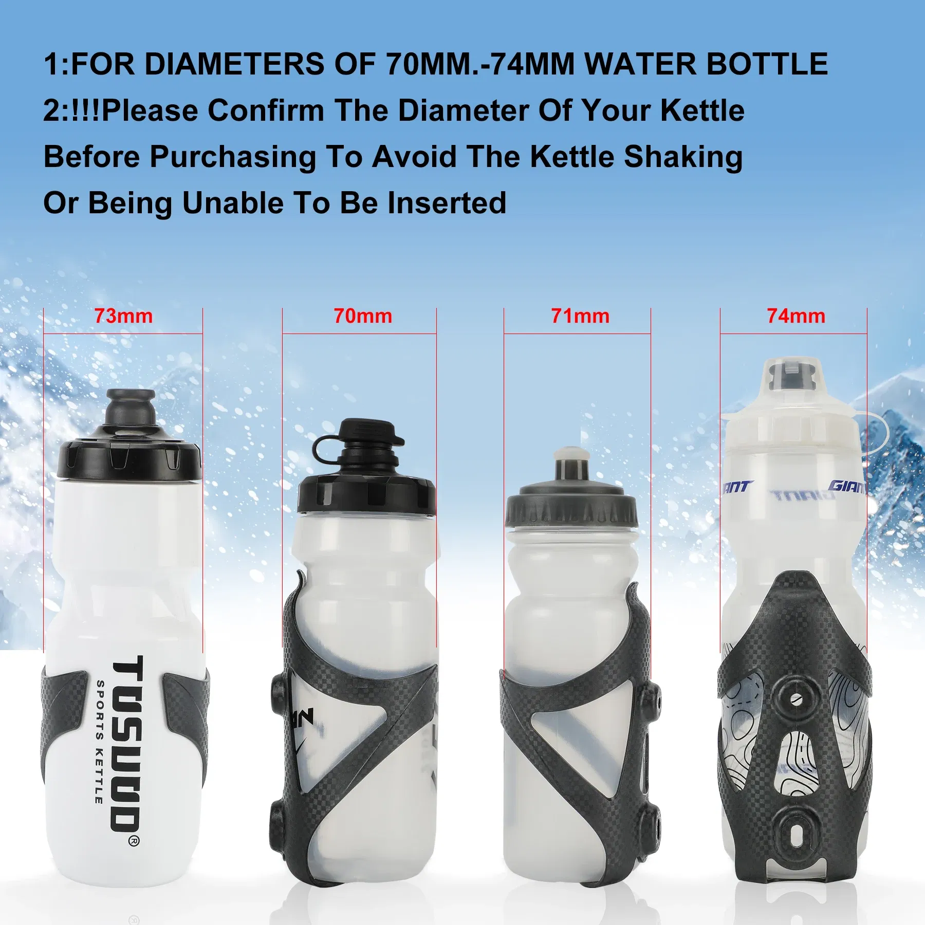 Color: WHITE - HUALONG Bike Water Bottle Holder Plastic Carbon Fiber Water Bottle Cage Road Bikes Mountain Bicycle Water Bottl Drink Cup Holder