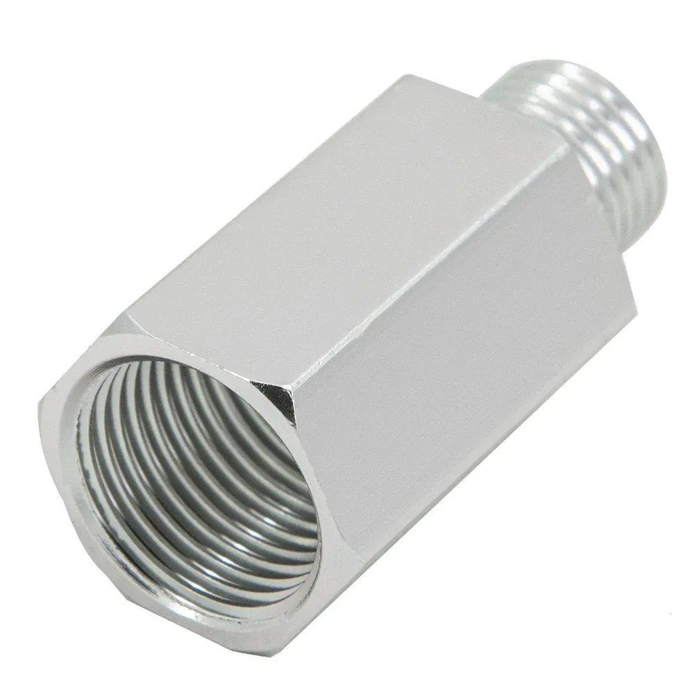 Color: black - Universal Aluminium Conversion Joint Female 3/8 NPT To Male 1/4 NPT Black Sliver