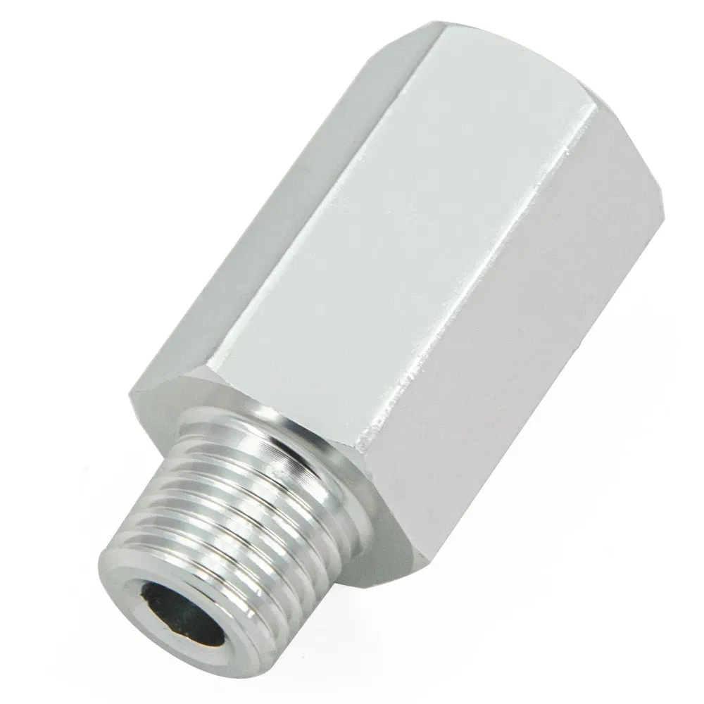 Color: black - Universal Aluminium Conversion Joint Female 3/8 NPT To Male 1/4 NPT Black Sliver