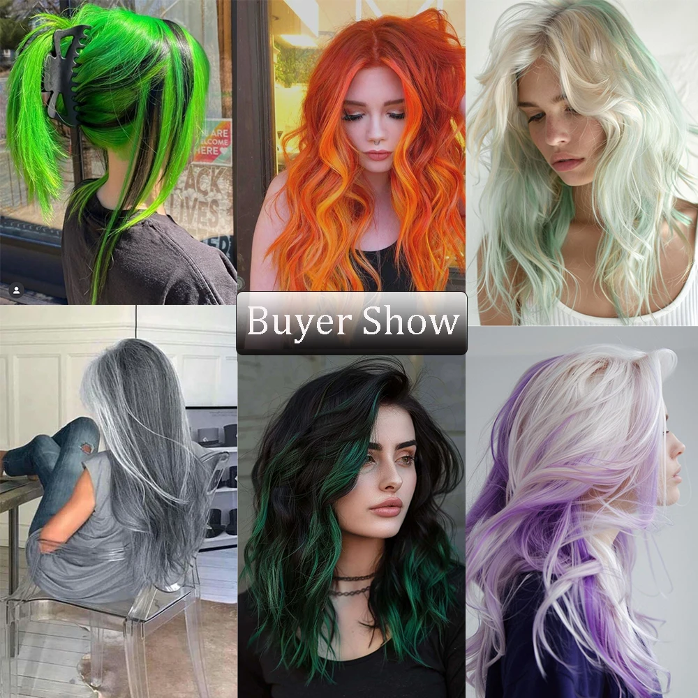 Color: Orange, Stretched Length: 22INCHES - 12-Pack 22" Long Heat Resistant Women's Clip-In Hair Extensions - Durable BB Clip, Natural Look, Trimmable, Easy to Style