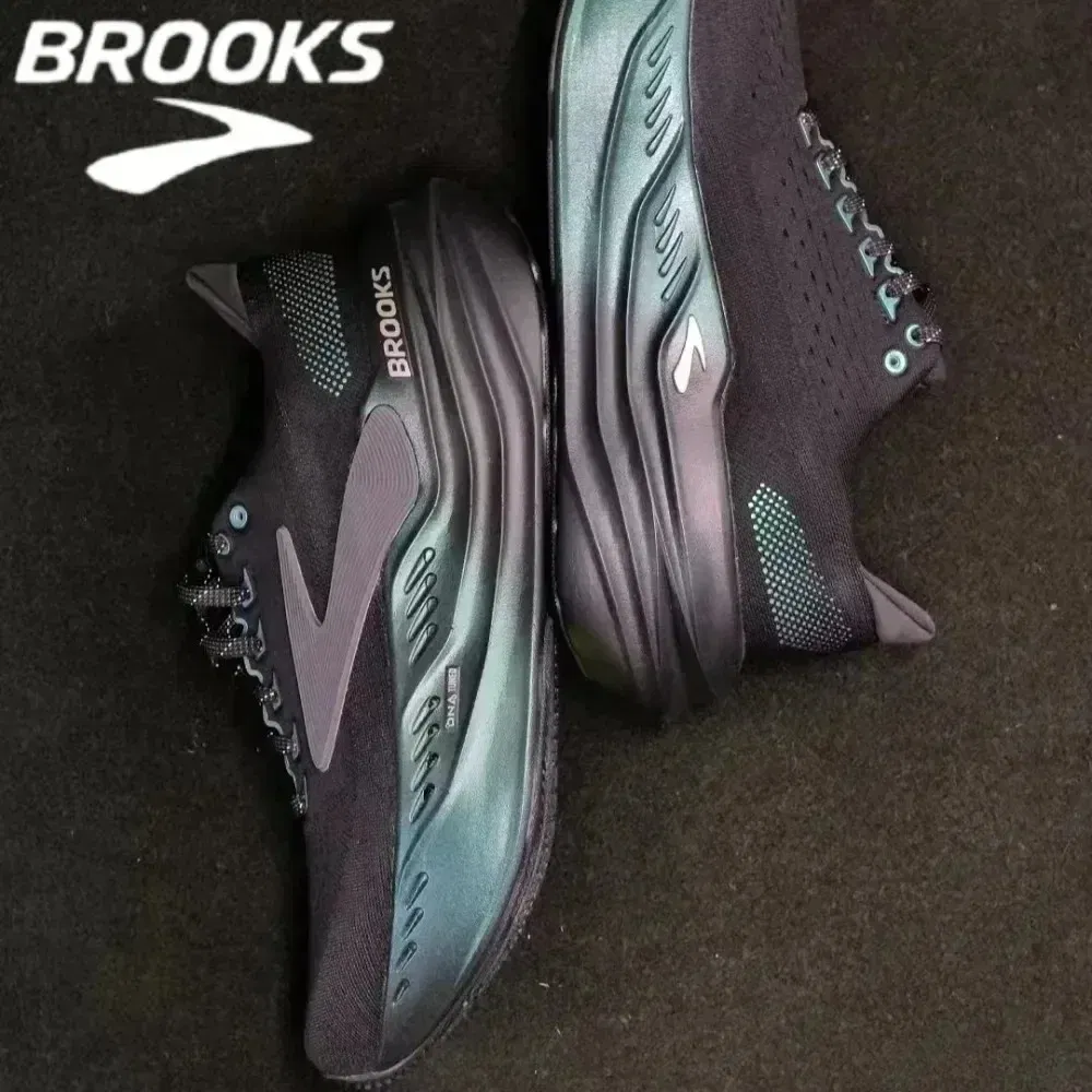 OfficialBrooks Glycerin max sports shoes men shock absorption hundred women running thick bottom marathon wearable running shoes