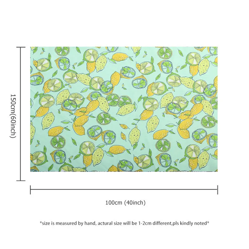 Color: Fluorescent Yellow - 1Mx1.5M Pul Fabric Waterproof Washable TPU Handmade Polyester Fabric By The Meter Fashion DIY Cloth Diaper Material for Kids