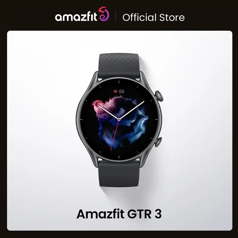 Color: WHITE, Size: L, Ships From: CHINA - New! Global Version Amazfit GTR 3 GTR3 GTR-3 Smartwatch 46mm Zepp OS Alexa Built-in GPS Smart Watch Over 150 Sports Modes