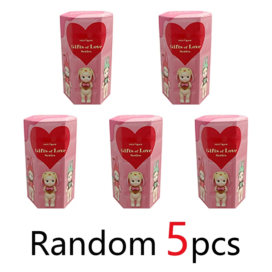 Color: GRAY - Caja de mu?±eca bonita, regalo de la serie Love, figuras de animales de Anime, adornos, mu?±ecas, adorno de coche de escrito