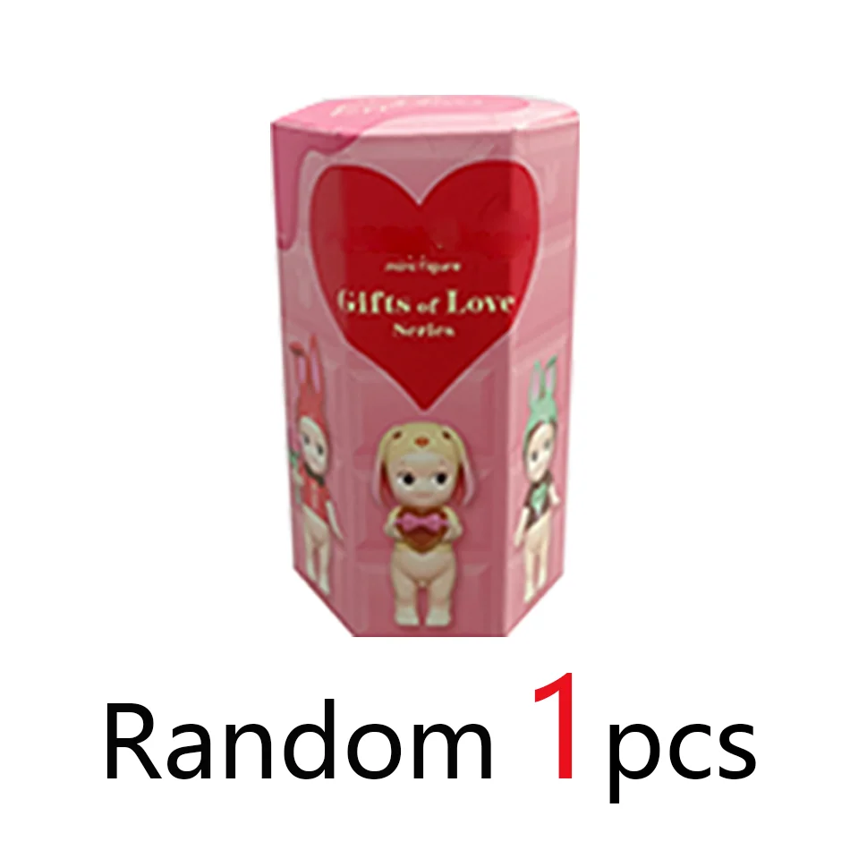 Color: GRAY - Caja de mu?±eca bonita, regalo de la serie Love, figuras de animales de Anime, adornos, mu?±ecas, adorno de coche de escrito