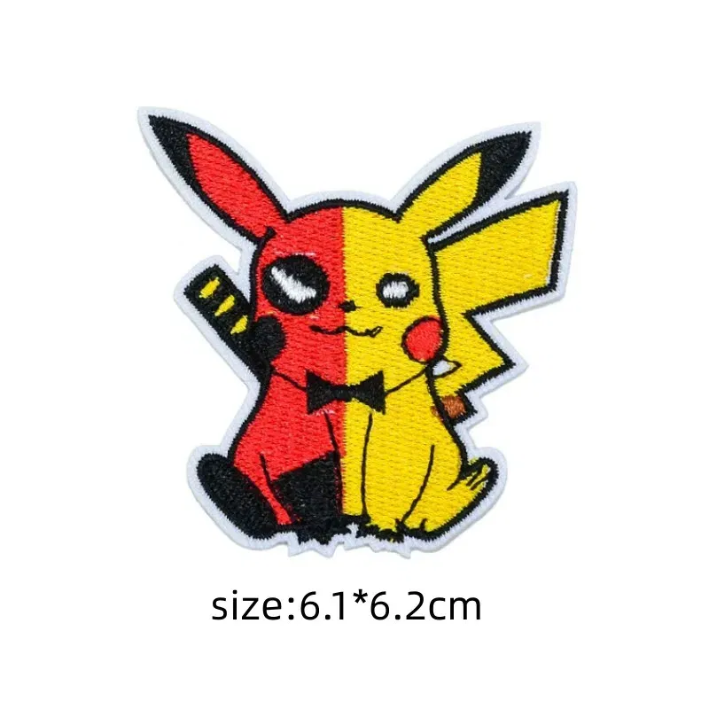 Color: Multicolor - Original Pokemon 3 style Gengar Patch DIY Badge Cloth Patch Embroidery Clothing bag sticker Down Jacket Denim Xmas Gift