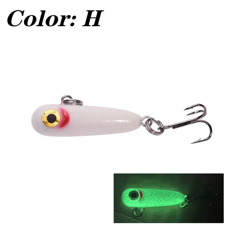 Color: Blue - 1 Pc Sinking Pencil Fishing Lure 3cm 2.8g Miniature Jigs Wobblers Plastic Artificial Hard Bait for Bass Trout Fishing Tackle