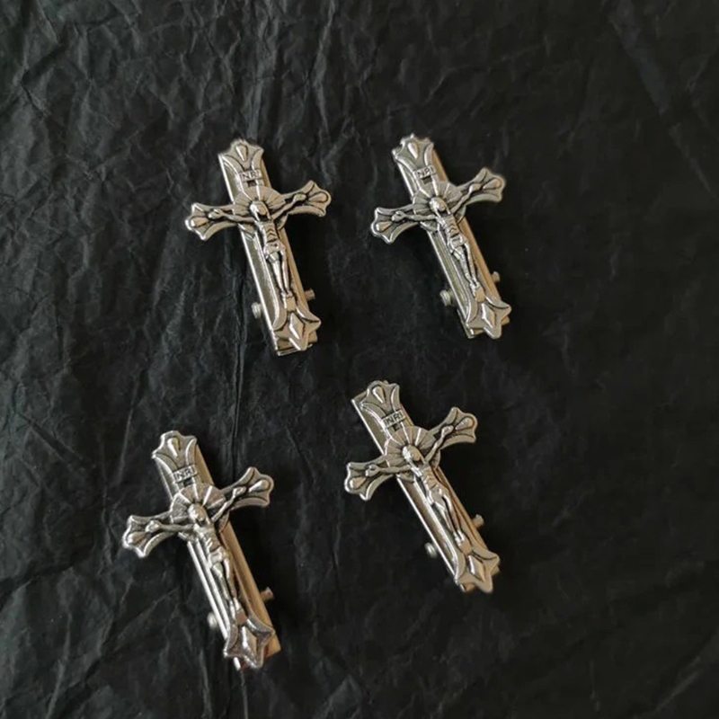 Color: WHITE, Ships From: CHINA - Gothic  Hair Clip Punk Bangs Duckbill Clips Halloween Hair Barrettes Cosplay Hairpin Retro Hair Styling Accessories Dropshipping