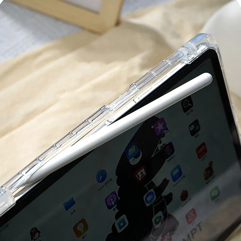 Color: WHITE, Size: nine - For 2025 iPad Air 11 Case iPad 10th Generation  11th A16  9th  Cover Gen  iPad Pro11 4 5 10.9in 12.9 M2 M3 M4 Pencil Holder Case