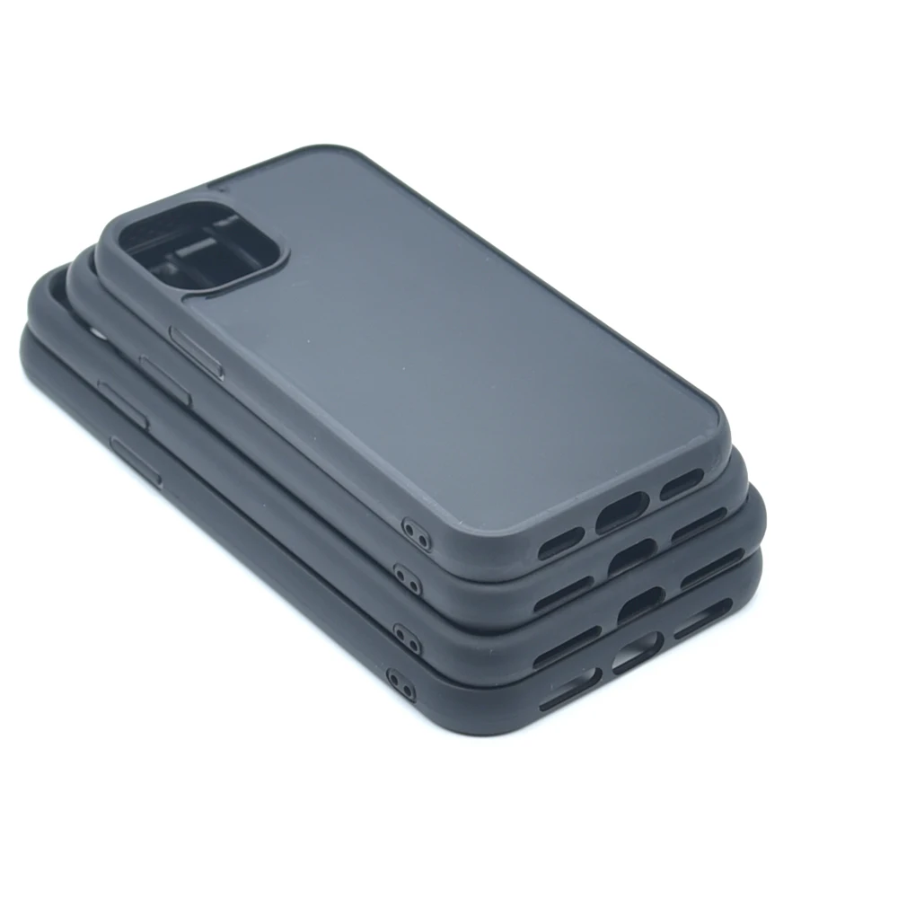 Material: PU - For iPhone  16 15 14 13 12 mini 11 Pro Max  6 7 8 S Plus Xr X Xs Blank Phone Case for Resin Vinyl DIY Rubber Phone Case Blanks