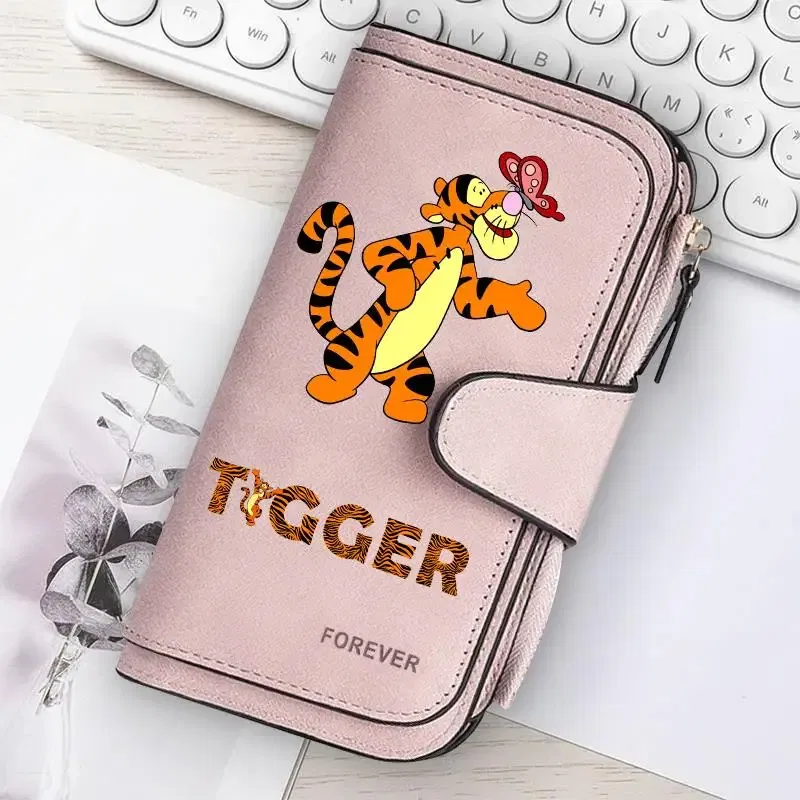Color: Clear - ? Winnie the Pooh Women Wallets Card Wallet Coin Wallet Womens Bags for Girls Purse ID Wallets Female Coin Purse Girls Gift