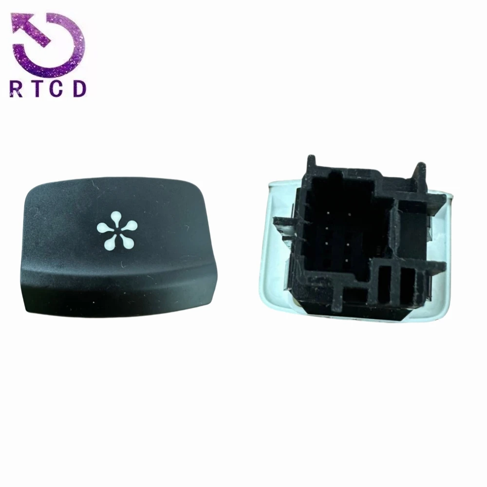 Color: Brown, Ships From: CHINA - ECO start stop emergency light switch anti slip lock seat adjustment switch air conditioning switch ACC FOR Renault