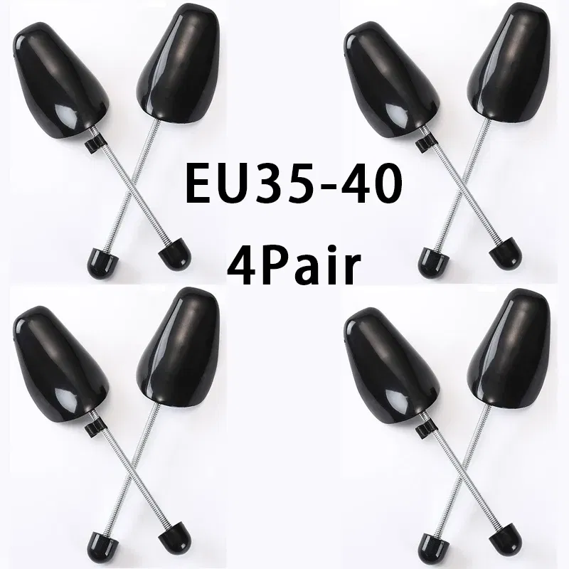 Color: Orange - 1Pair Spring-loaded qualitative shoe stretcher Anti-deformation Inner support Shoes expander Shaping Anti Wrinkle Shoe Lasts