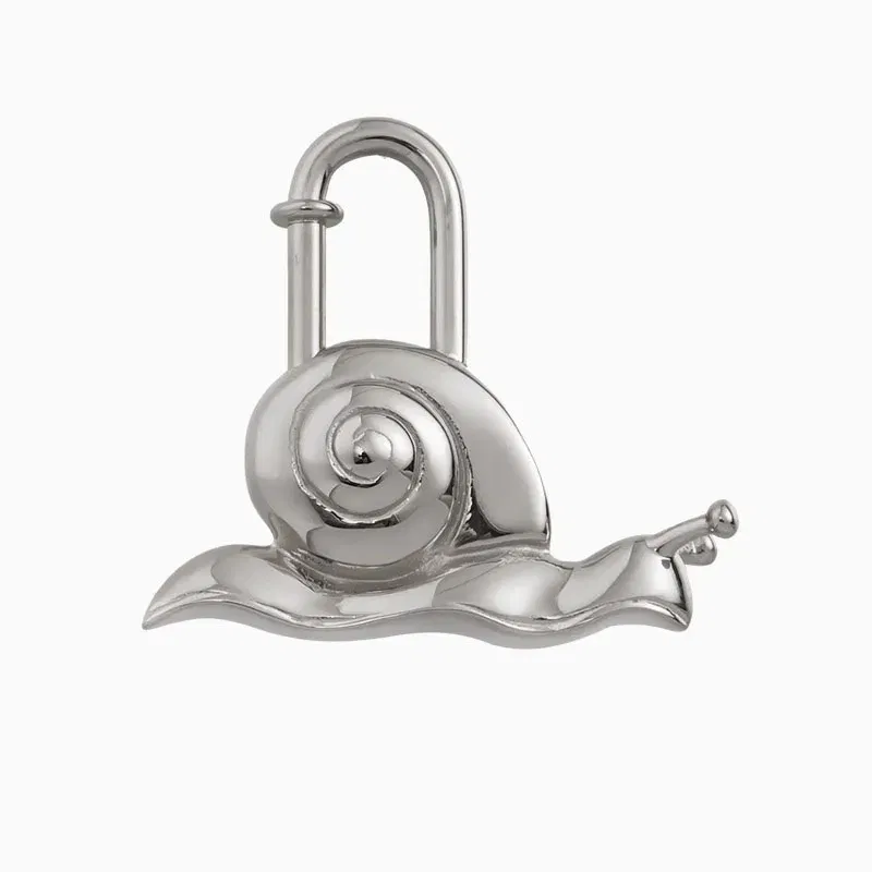 Color: dark green - Bag Pendant For Birkin Kelly Bag Pegasus Lock Charm All-steel Animal Metal Lock Bag Pendant High-end Charm Necklace