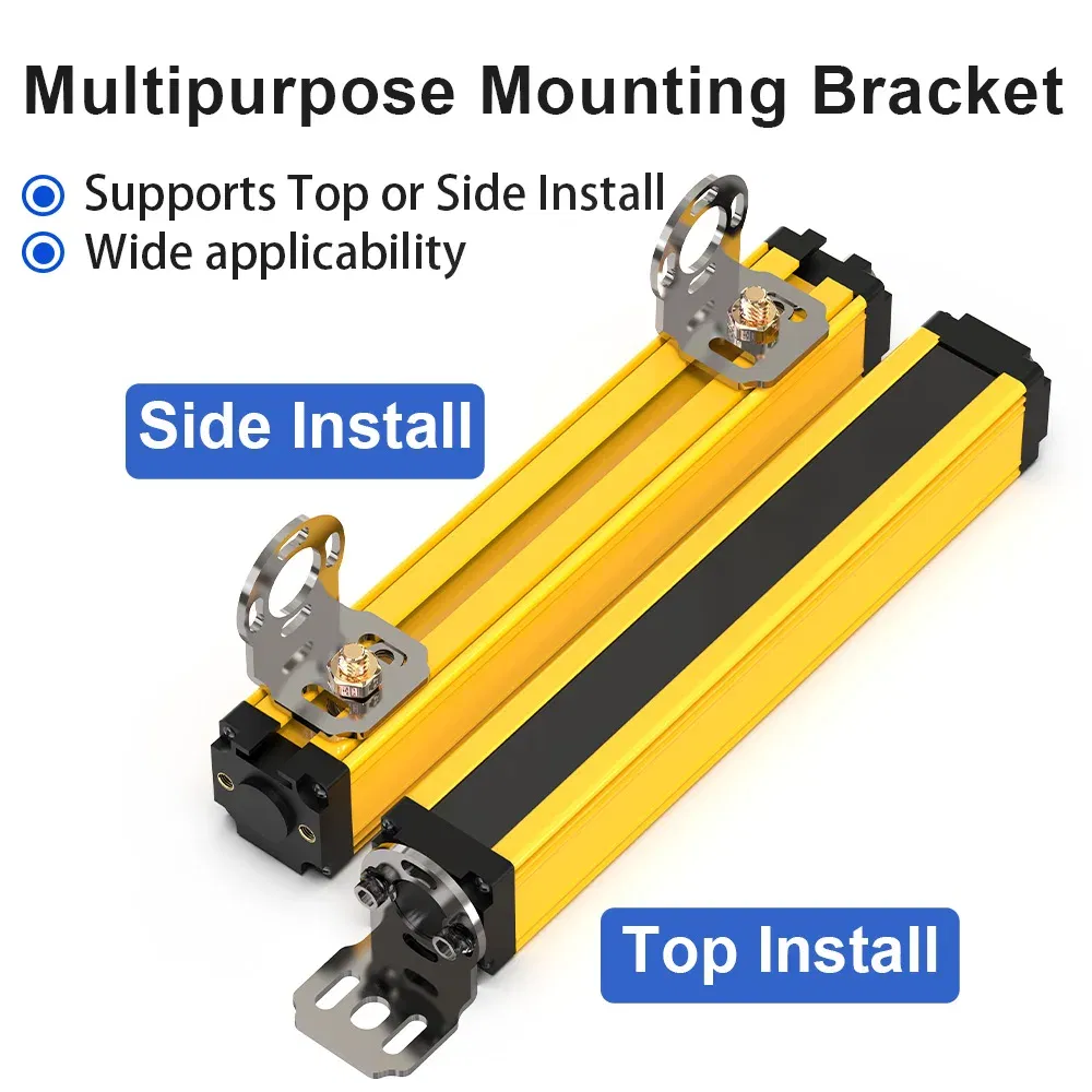 Color: Orange, Ships From: CHINA - GTRIC Safety Light Curtain Sensor 20mm Pitch Area Protection Device Industrial Infrared Grating Barrier NPN PNP Output 12-24V DC