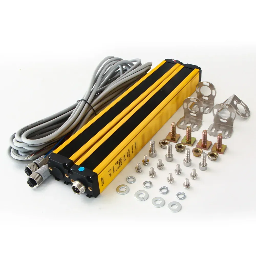 Color: Orange, Ships From: CHINA - GTRIC Safety Light Curtain Sensor 20mm Pitch Area Protection Device Industrial Infrared Grating Barrier NPN PNP Output 12-24V DC