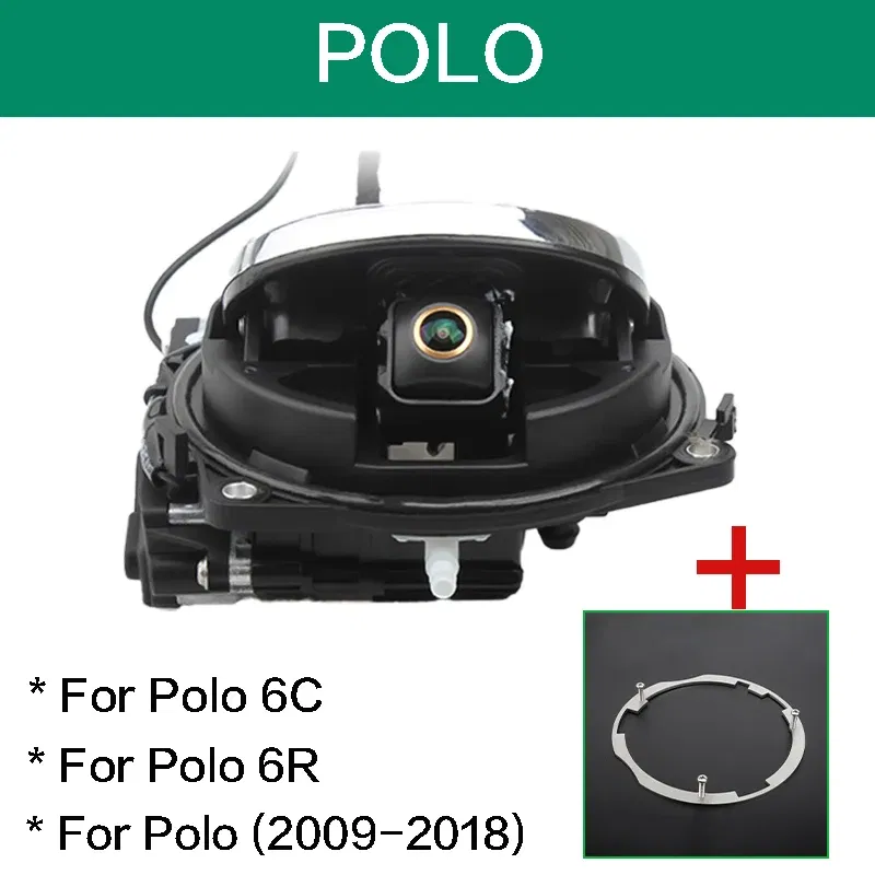 Color Name: Red, Voltage: 12 V - 170?° AHD 1080P Flip Emblem Rear View Reverse Backup Camera For VW Golf 6/7/8 Polo CC Beetle Magotan B6 B7 B8 EOS T-roc Passat