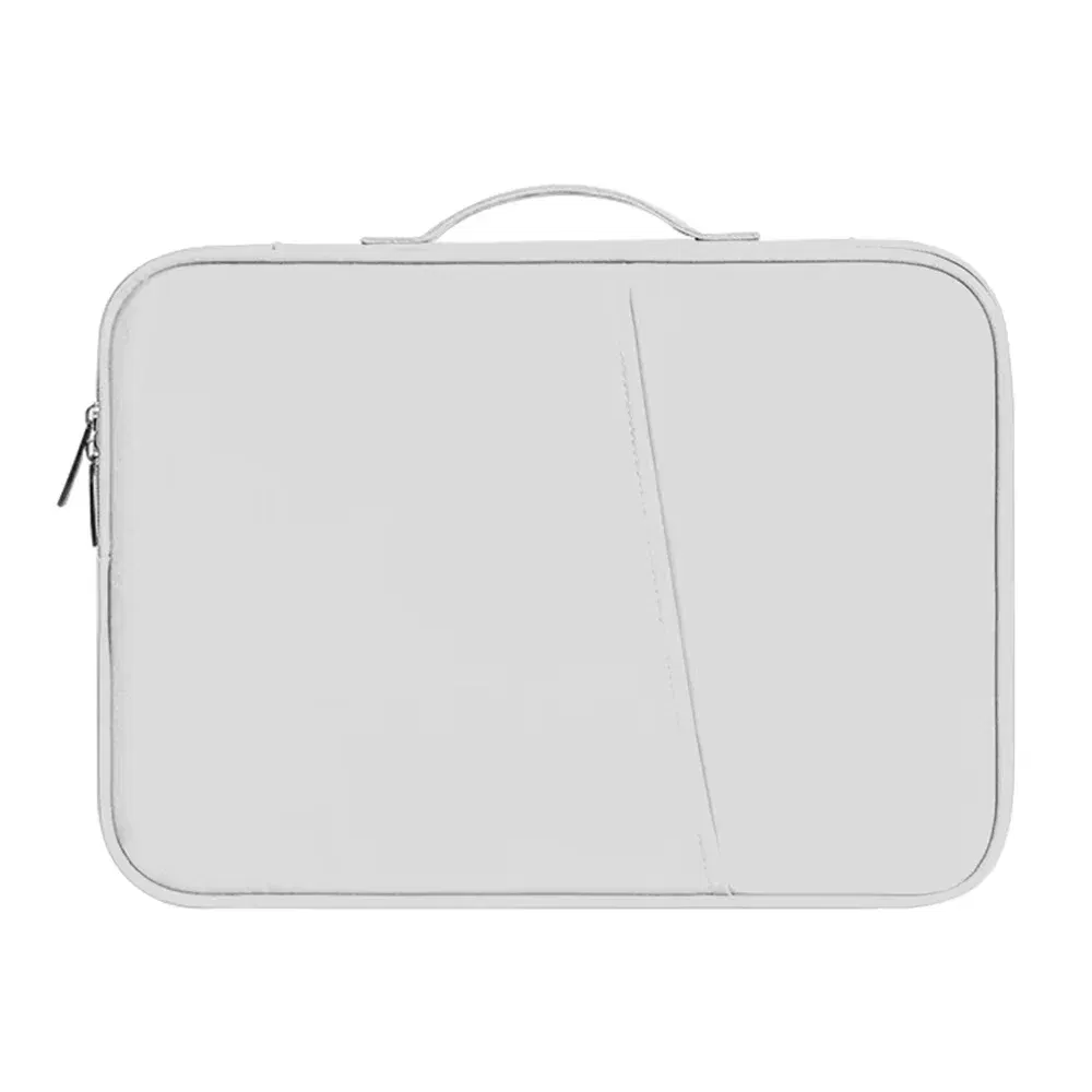 Color: Beige, Size: 13" - Tablet Handbag Case for 10-13 Inch iPad Case Fits iPad Air 10.9 inch iPad Pro 11 M2 iPad 10th Samsung Xiaomi Lenovo Multi Pocket