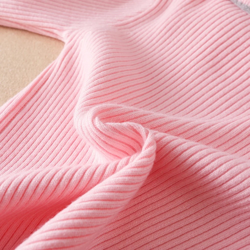 Color: Ivory, Kid Size: 5T - Girls Sweater Pullovers Autumn Winter Baby Warm Sweaters Tops Children Knitwear Kids Clothes