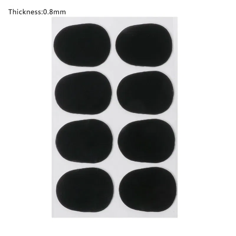 Color: Dark Khaki - Big sale8pcs Treble/Alto/Tenor Sax Clarinet Mouthpiece Patches Pads Cushions 0.5mm 0.8mm