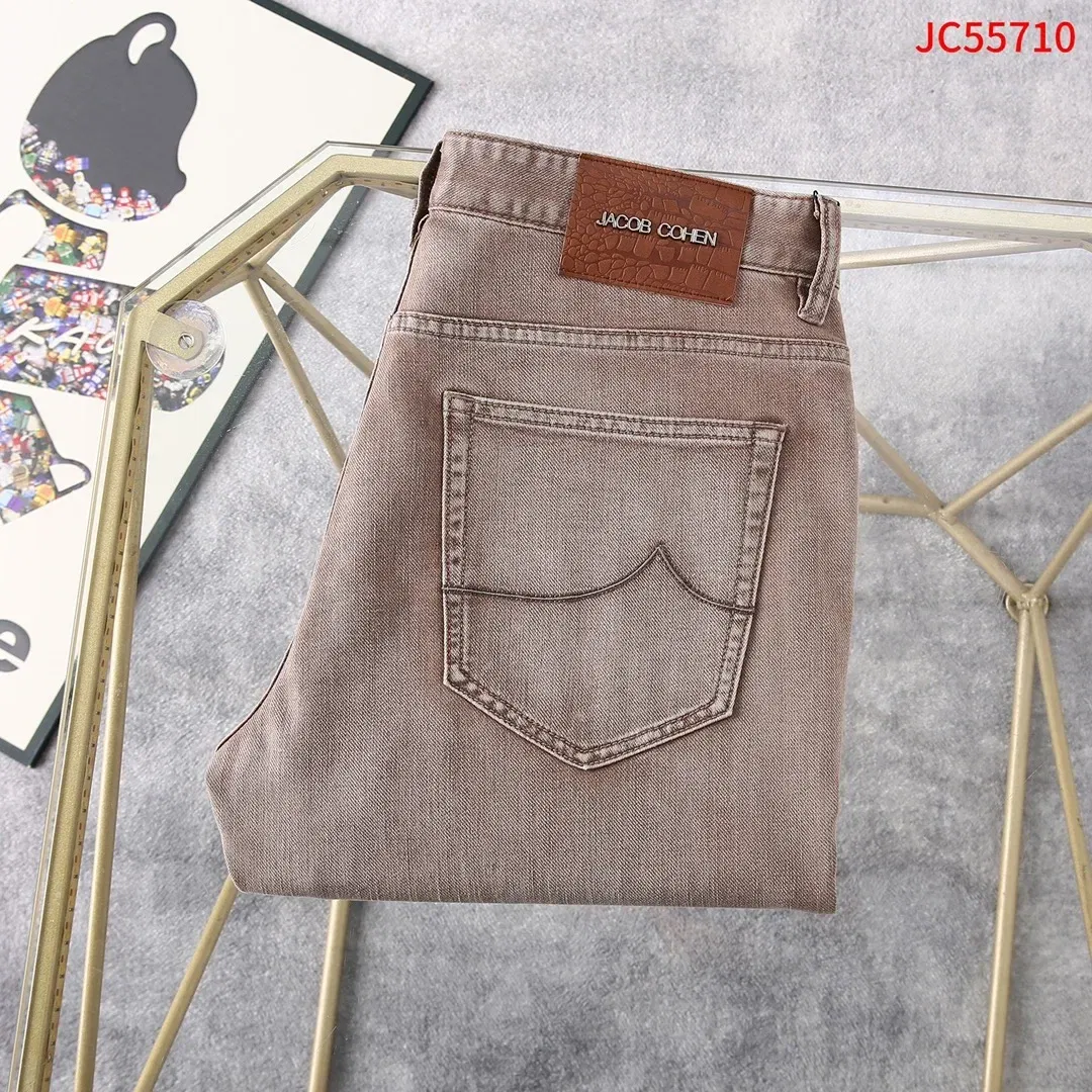 BILLIONAIRE BLSK CPRT Jeans Thin Cotton Men 2025 Spring Summer new Business Embroidery Straight outdoors Big size 30-40 Pants