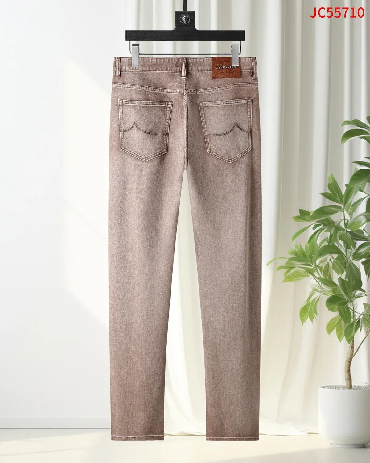 BILLIONAIRE BLSK CPRT Jeans Thin Cotton Men 2025 Spring Summer new Business Embroidery Straight outdoors Big size 30-40 Pants