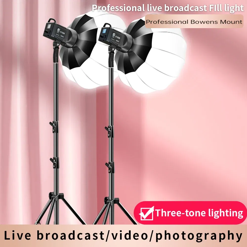 Color: WHITE, Ships From: CHINA - 100W Photography LED Video Light  Daylight-Balanced Sun Lamp for Portrait Flash Studio Accessories Youtube Live