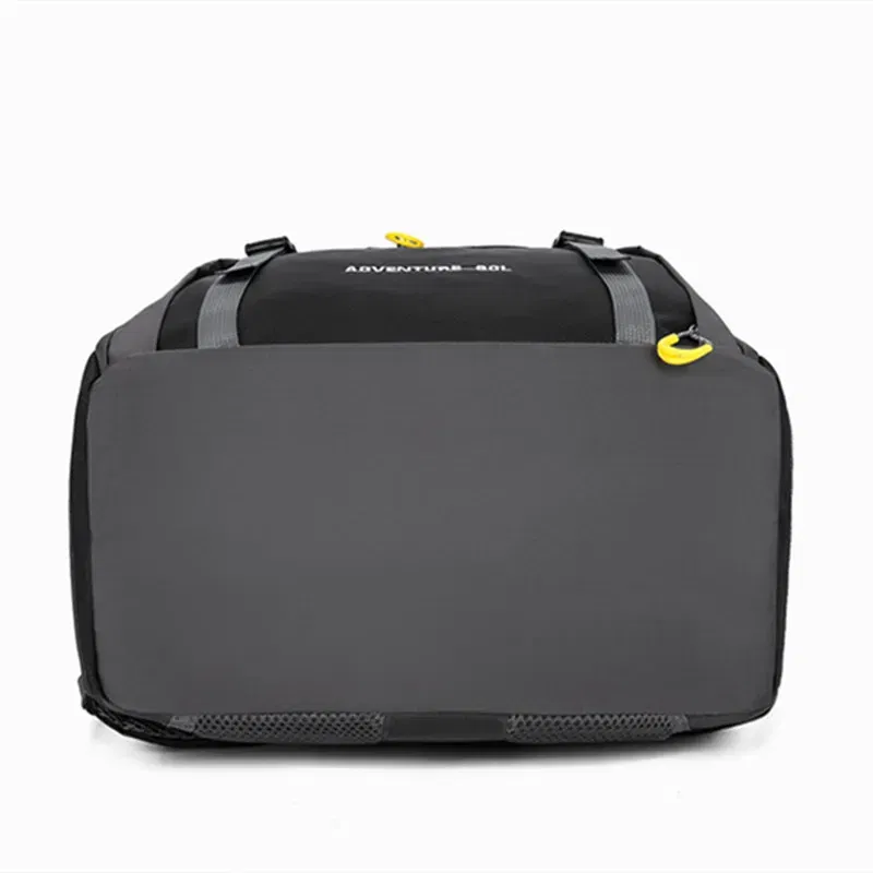 Color: light yellow - 2024 New High Capacity Outdoor Sports Travel Backpack 40L/60L Mountaineering Backpack